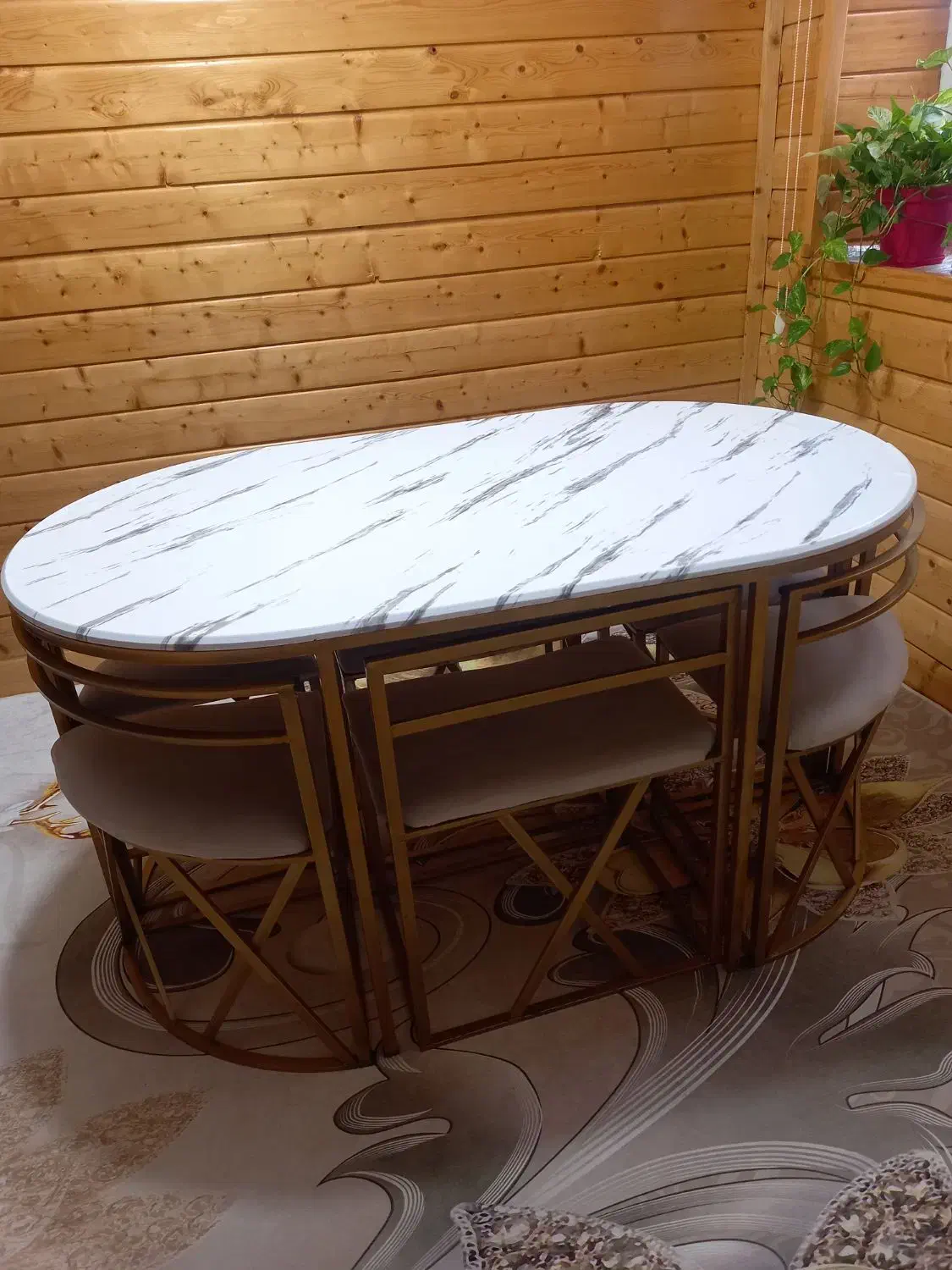 میز ناهار خوری ۶ نفره|میز و صندلی غذاخوری|رودسر, |دیوار