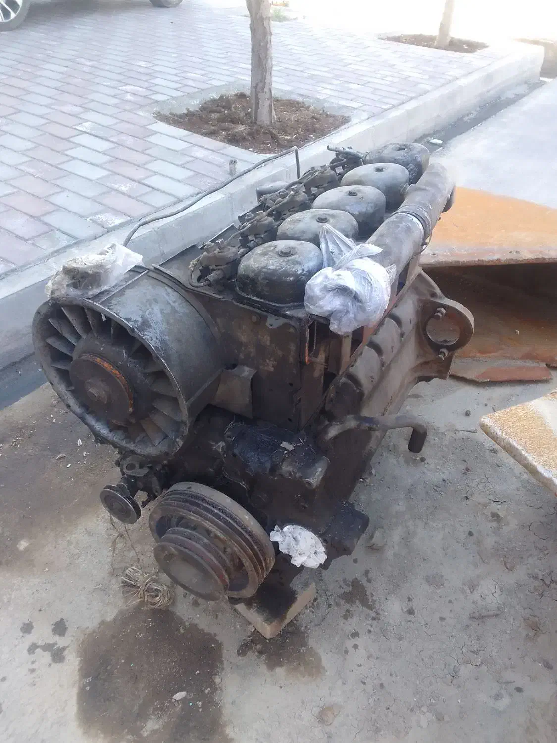 موتور دویتس هواخنک ۵سیلندر پوکلن|خودرو سنگین|سلماس, |دیوار