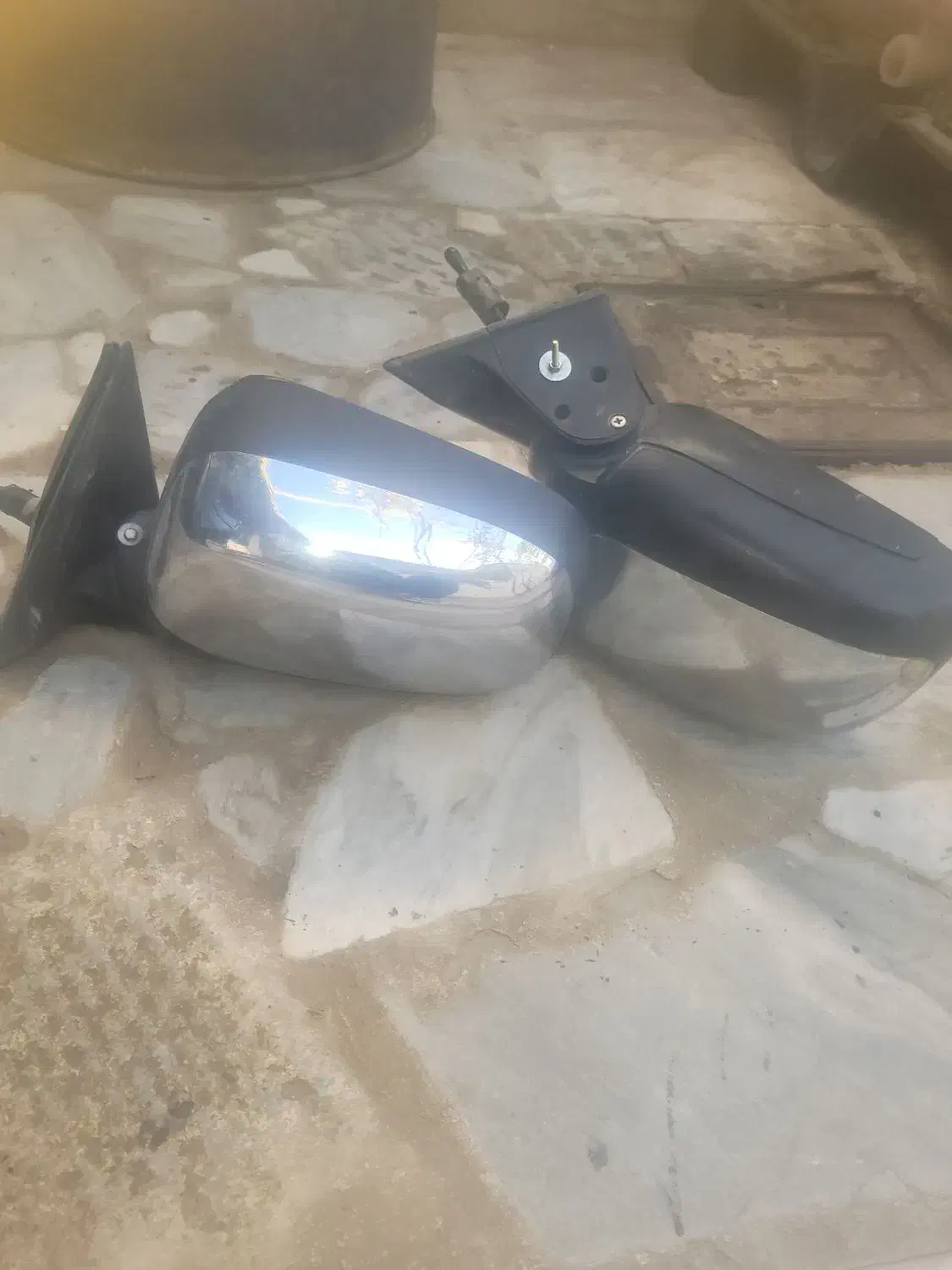 آینه نیسان پایه رکابی،نیسان سپر|قطعات یدکی و لوازم جانبی|گلپایگان, |دیوار