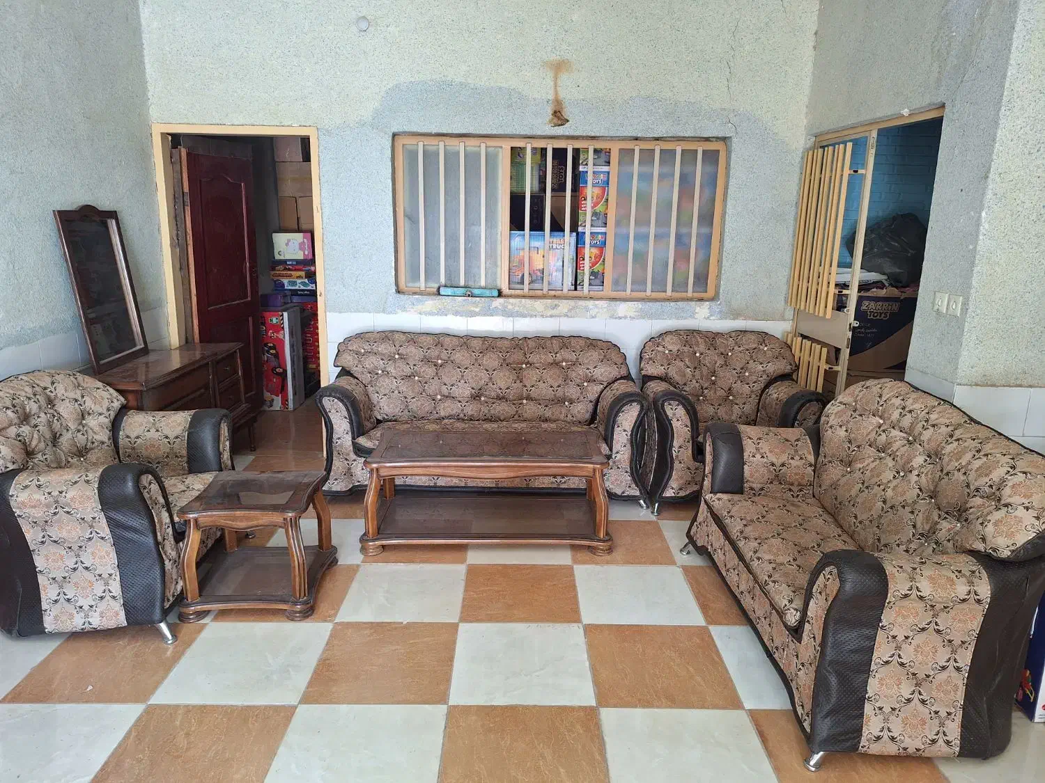 مبل 7نفره|مبلمان خانگی و میز عسلی|یزد, |دیوار