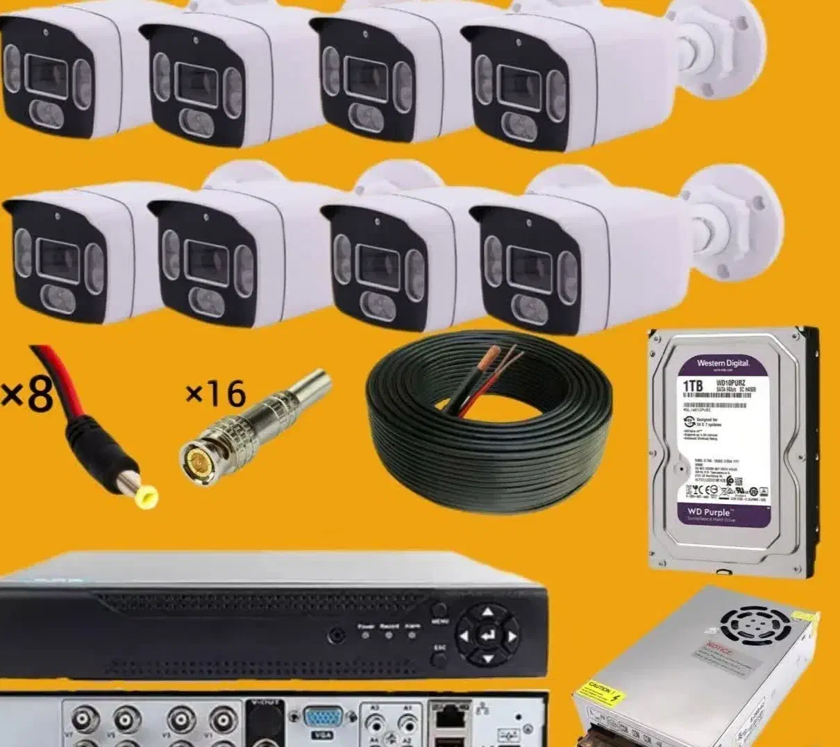 دوربین مداربسته با هارد قوی و اصلی ٪|دوربین مداربسته|قم, سالاریه|دیوار