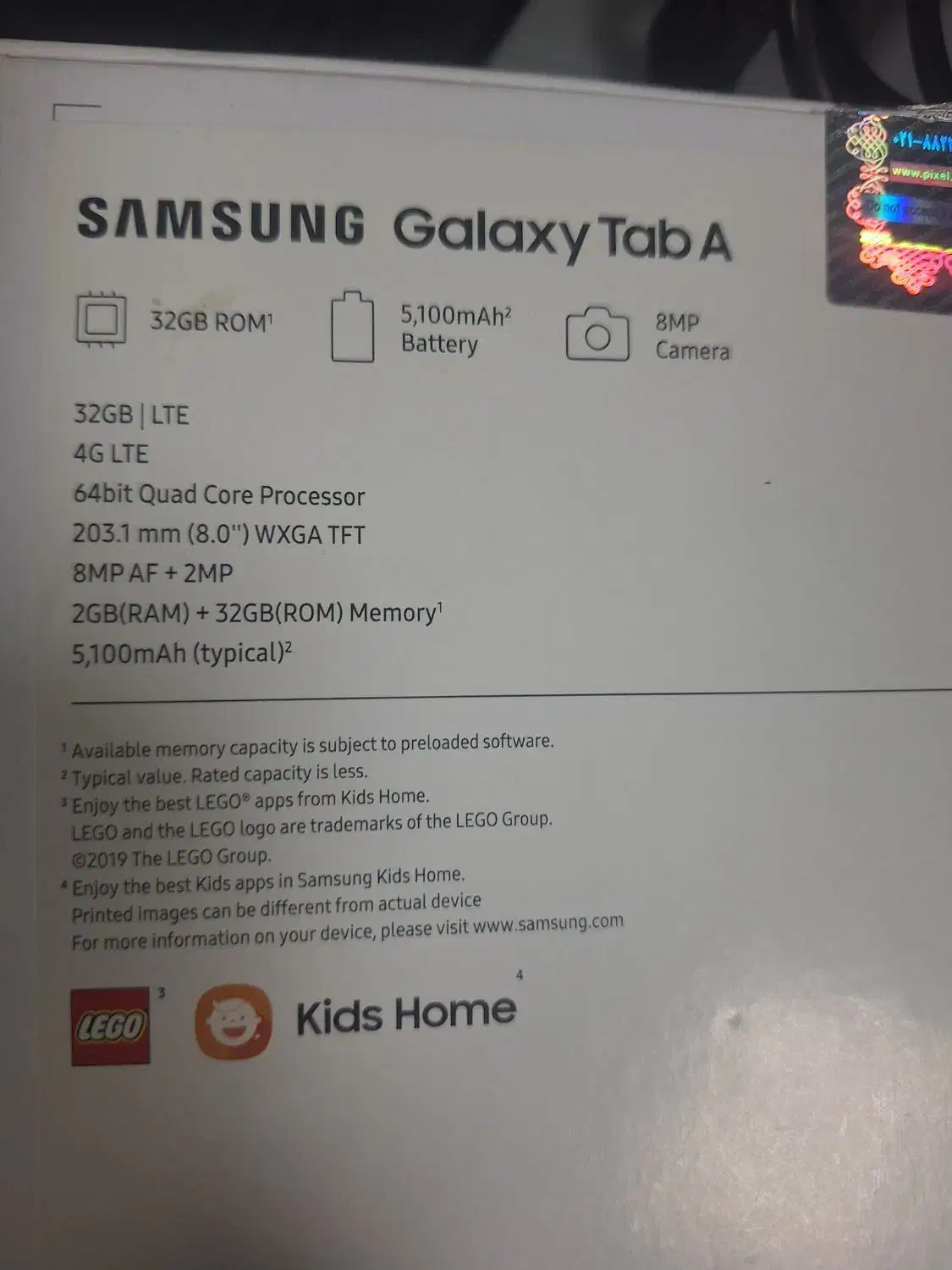 تبلت ۷ اینچ سامسونگ سیستم کارت خور a7|تبلت|تهران, سهروردی|دیوار