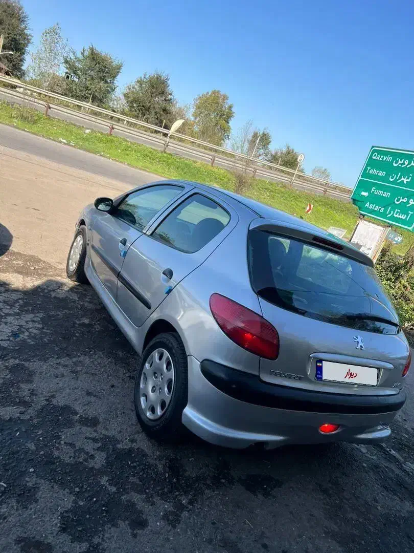 ۲۰۶مدل ۸۴استثنایی|خودرو سواری و وانت|رشت, لاکان|دیوار