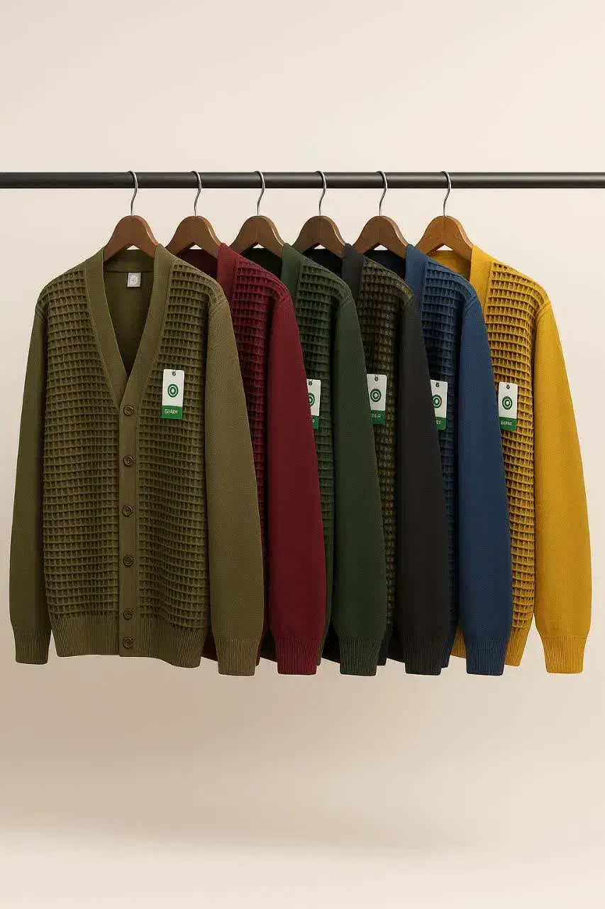 ژاکت زنانه بافت جلوباز دکمه دار|لباس|طبس, |دیوار