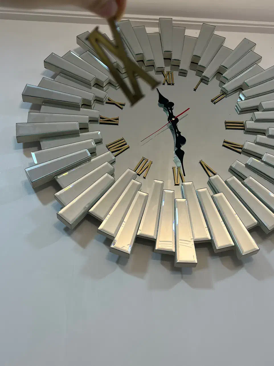 ساعت دیواری آینه|ساعت دیواری و تزئینی|قائمشهر, |دیوار