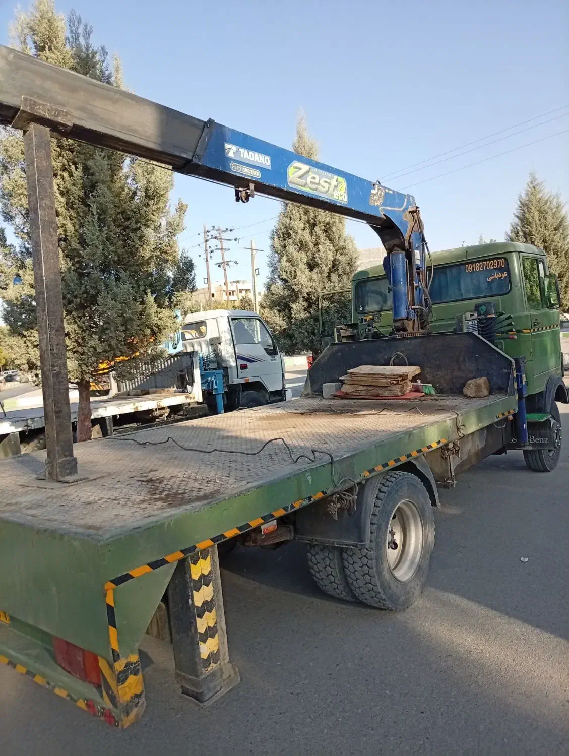 اجاره جرثقیل خاور( تخلیه بارگیری حمل وجابه جایی)|خدمات حمل و نقل|کرمانشاه, |دیوار