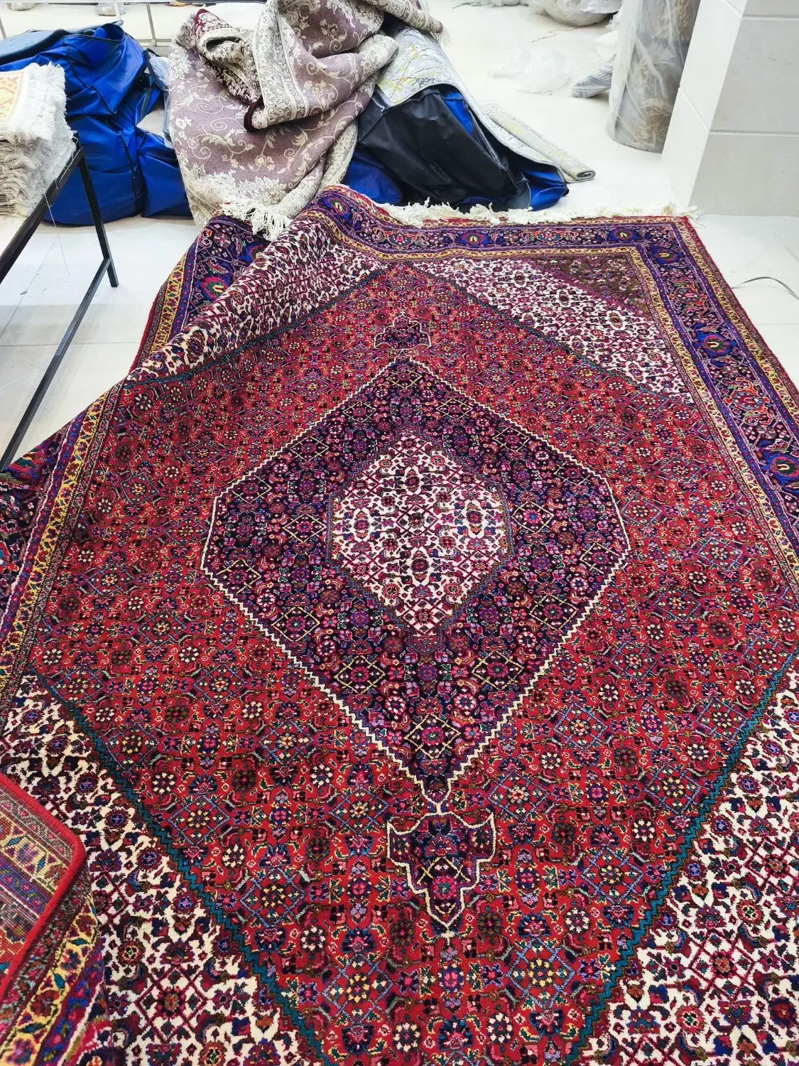 ۹متری دستبافت|فرش|شبستر, |دیوار
