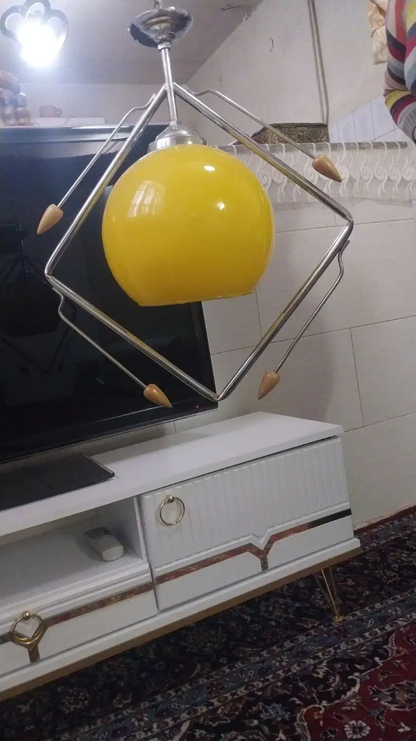 لوستر|لوستر و چراغ آویز|بهارستان, |دیوار