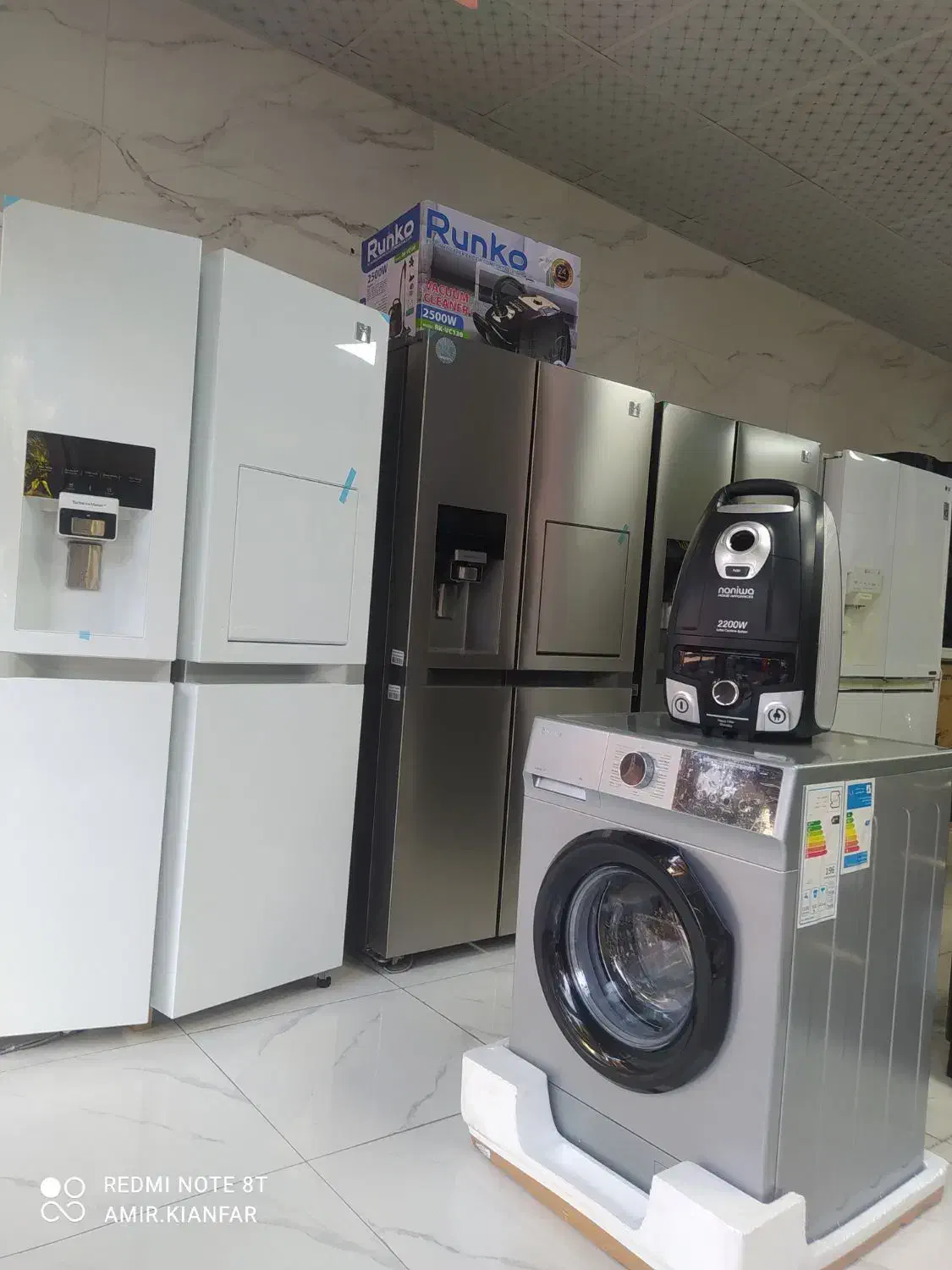 خرید و فروش یخچال ساید بای ساید کارکرده تمام مناطق|یخچال و فریزر|قزوین, |دیوار