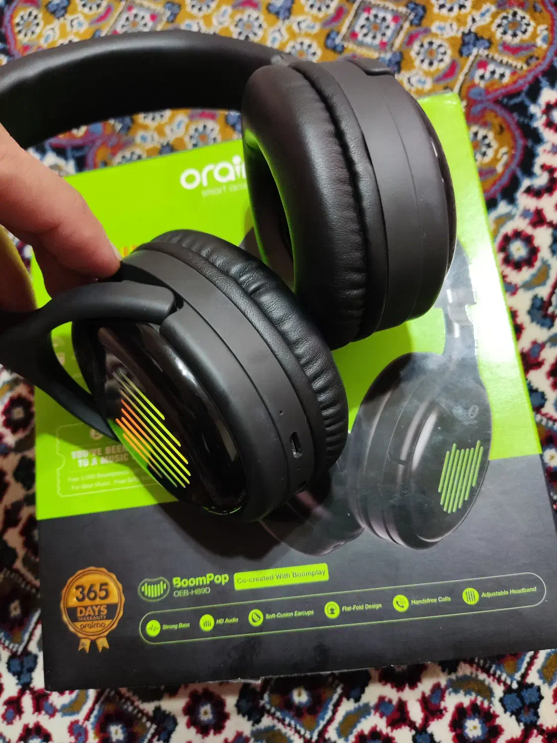 هدفون بیسیم بلوتوث داری oraimo|لوازم جانبی موبایل و تبلت|تبریز, |دیوار