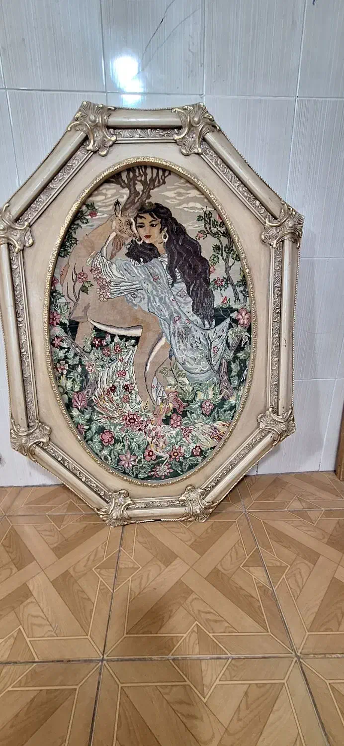 تابلو فرش تبریز بوسه اهو|فرش|تهران, منیریه|دیوار