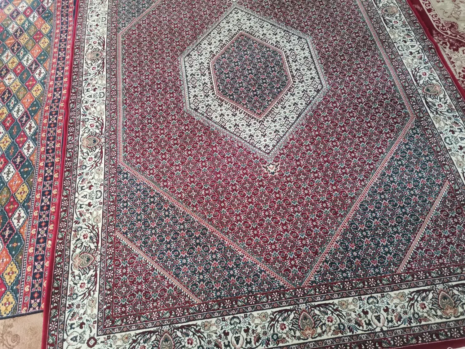 فرش طرح افشار 9 متری|فرش|زنجان, |دیوار