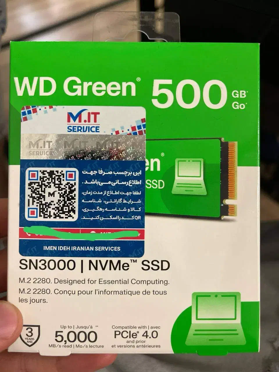 ssd wd sn3000 500gb m.2 اس اس دی وسترن|قطعات و لوازم جانبی رایانه|تهران, فلسطین (میدان انقلاب)|دیوار