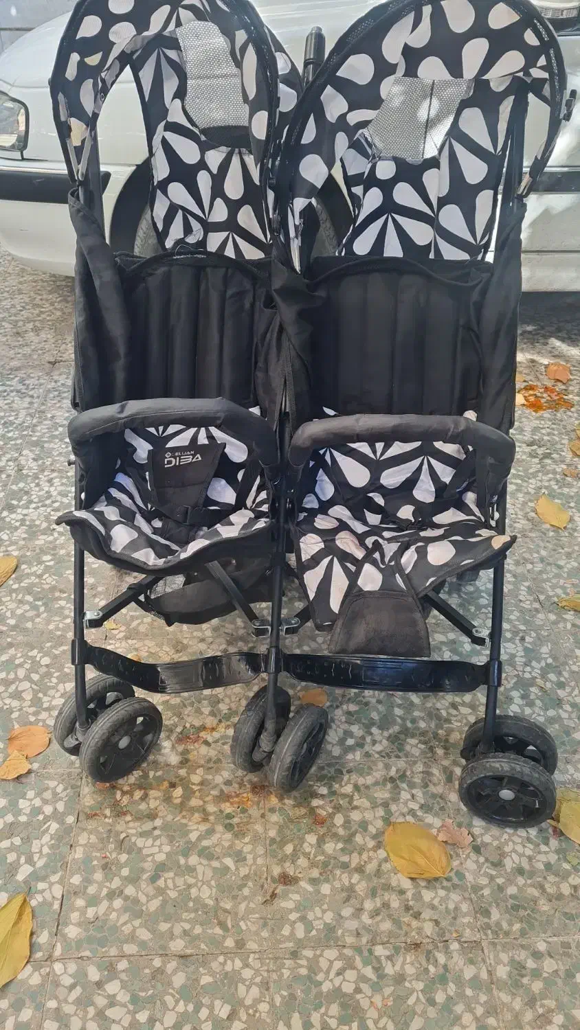 کالسکه دوقلو|کالسکه و لوازم جانبی|خرمآباد, |دیوار