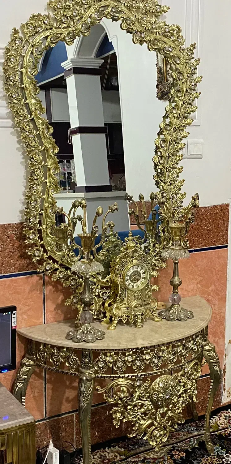 آیینه وشمعدان|صنایع دستی و سایر لوازم تزئینی|زاهدان, |دیوار