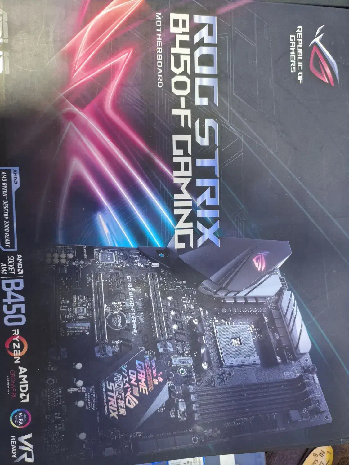 مادربرد ASUS ROG B450 F GAMING + CPU + POWER|قطعات و لوازم جانبی رایانه|گرگان, |دیوار