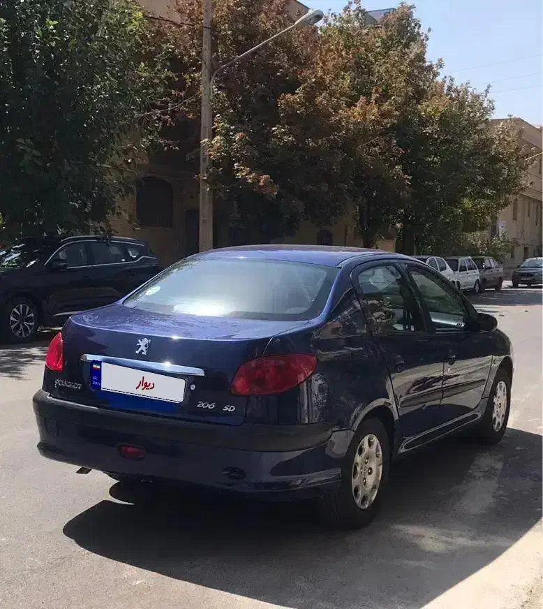 پژو 206 SD V8، مدل ۱۳۹۷|خودرو سواری و وانت|شیراز, دکتر حسابی|دیوار