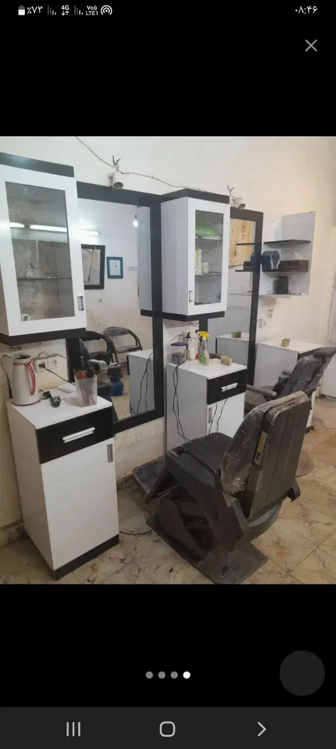 دکور آرایشگاه ام دی اف|آرایشگاه و سالنهای زیبایی|فاضل آباد, |دیوار