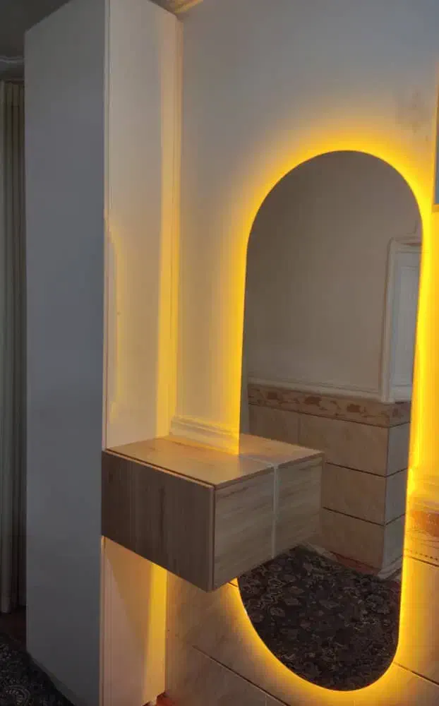 آینه کمد دکوراسیون|جاکفشی، کمد، دراور|شبانکاره, |دیوار