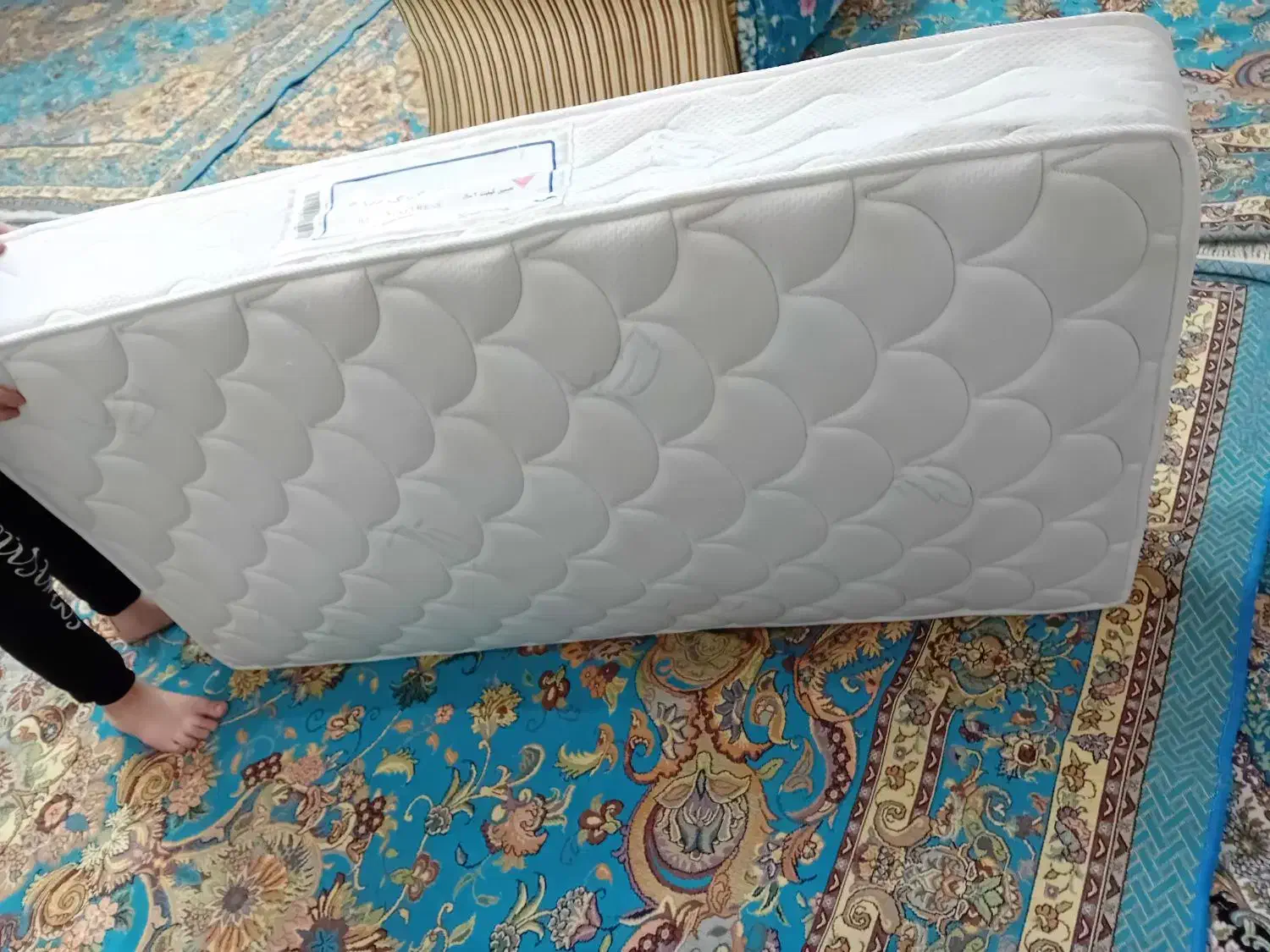 تشک فنری درحد نو و تمیز تا۷ سال|تشک تختخواب|اردبیل, |دیوار