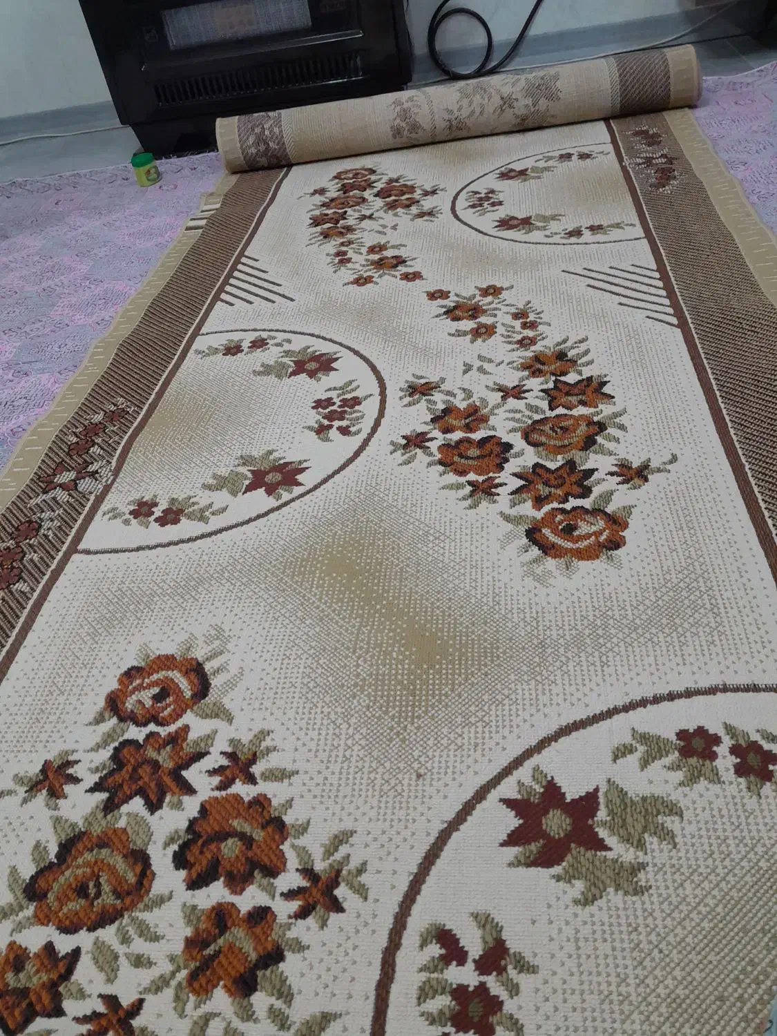 گریم فرش کناره|گلیم، جاجیم، گبه|قزوین, |دیوار