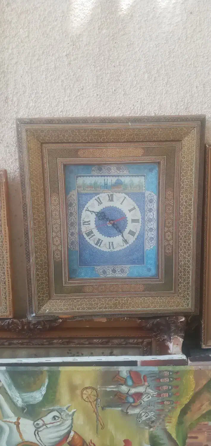 لوستروساعت|لوستر و چراغ آویز|کرج, برغان|دیوار