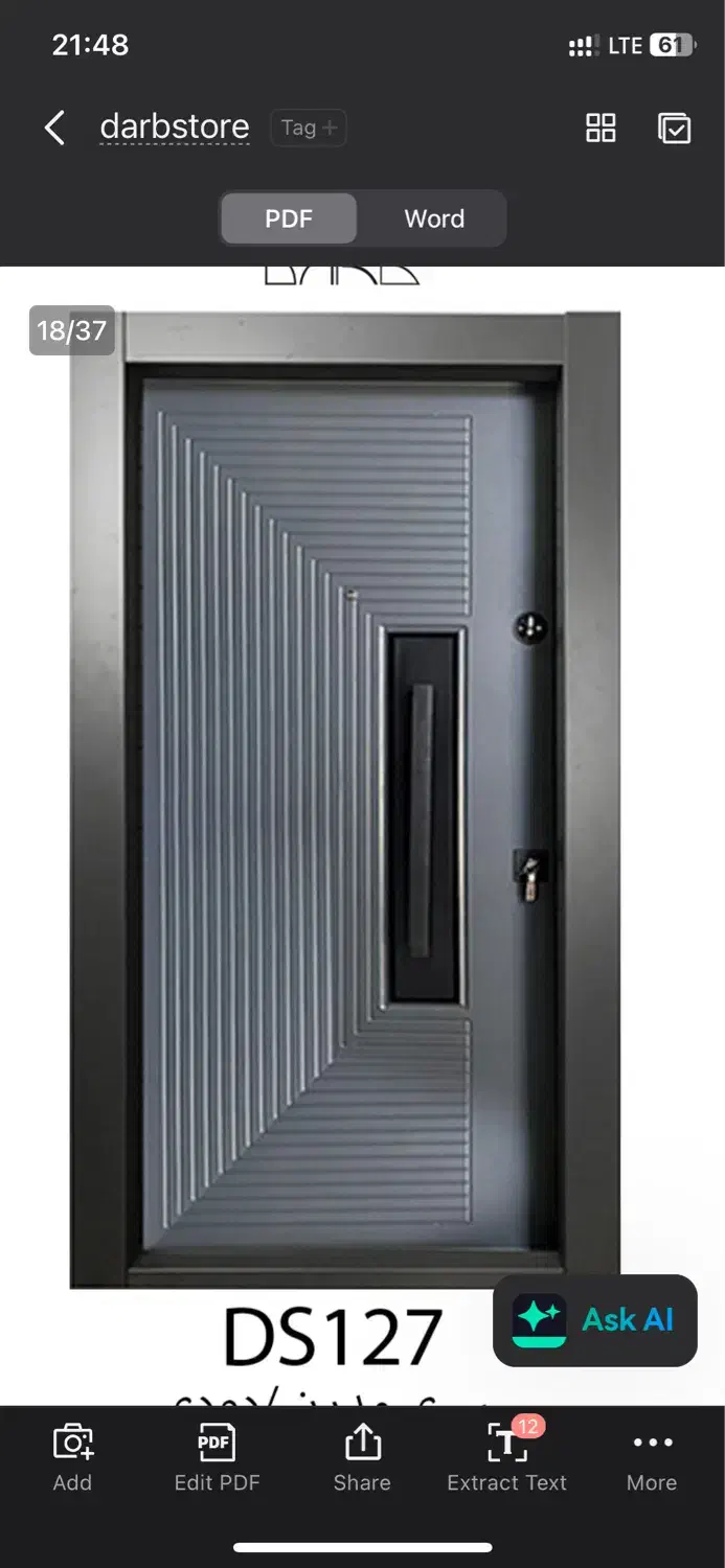 فروش ویژه درب*های ضد*سرقت*(ورودی|مصالح و تجهیزات ساختمان|سیرجان, |دیوار