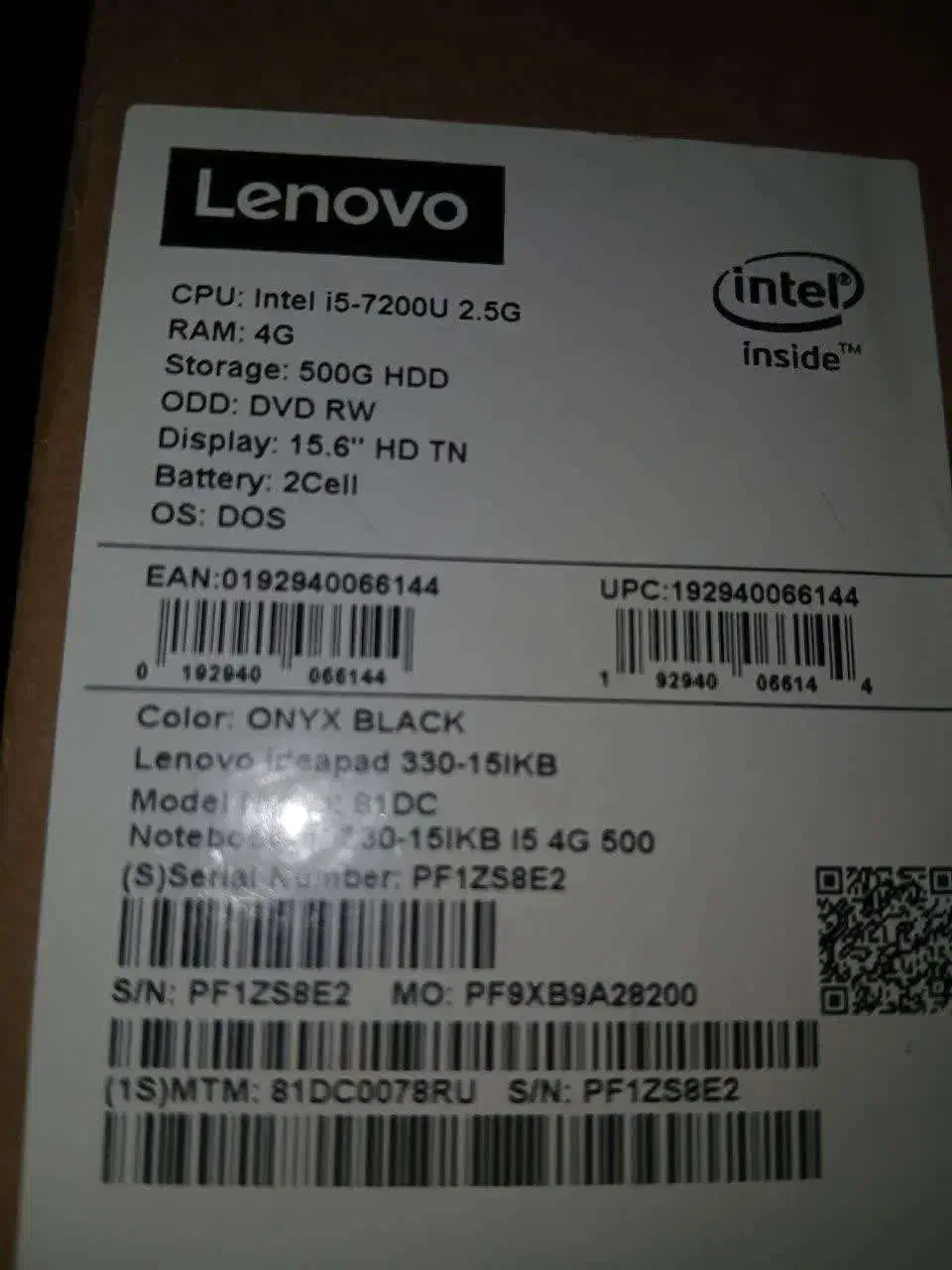 لپ تاب لنوو IdeaPad330|رایانه همراه|مشهد, کوه سنگی|دیوار