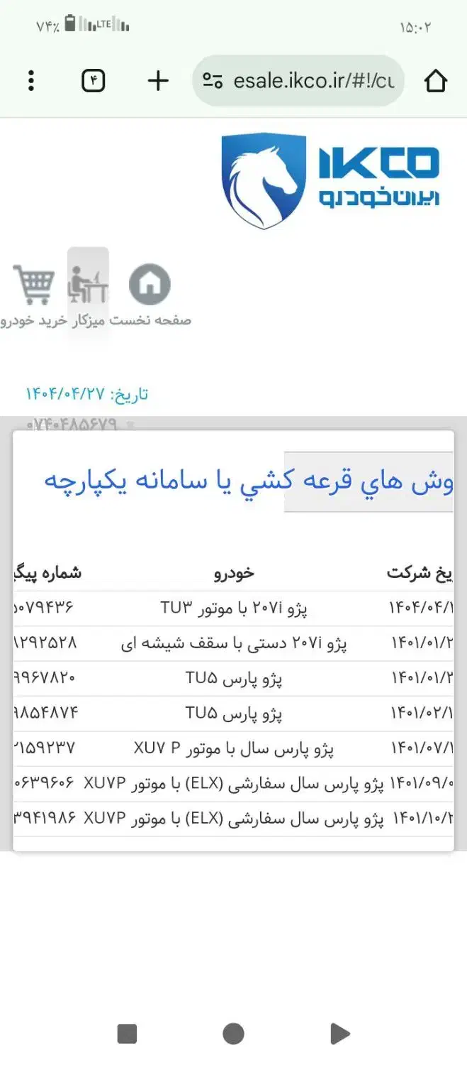 207tue3|خودرو سواری و وانت|تایباد, |دیوار