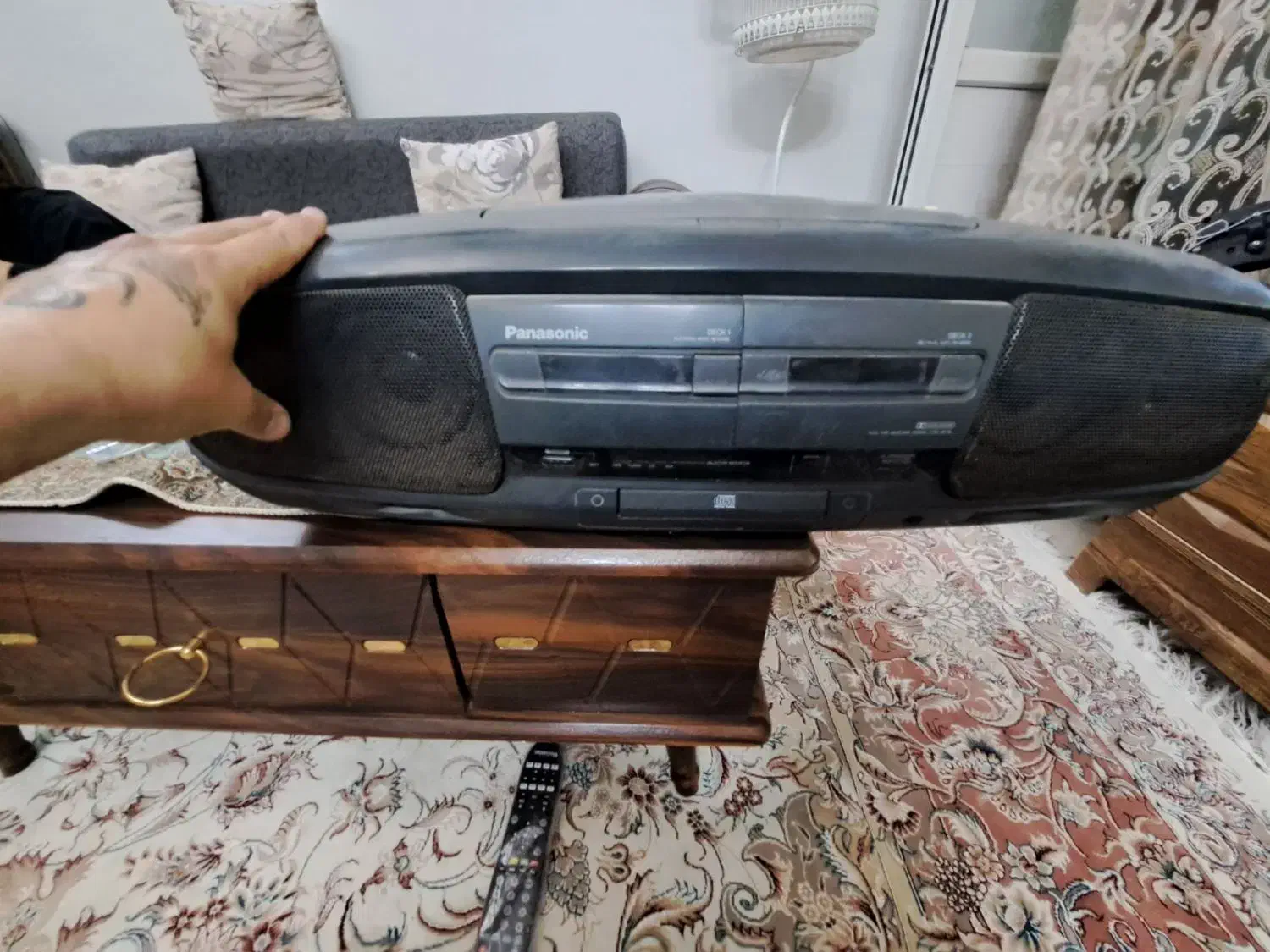 ظبط قدیمی پاناسونیک|سیستم صوتی خانگی|گلبهار, شهر جدید گلبهار|دیوار