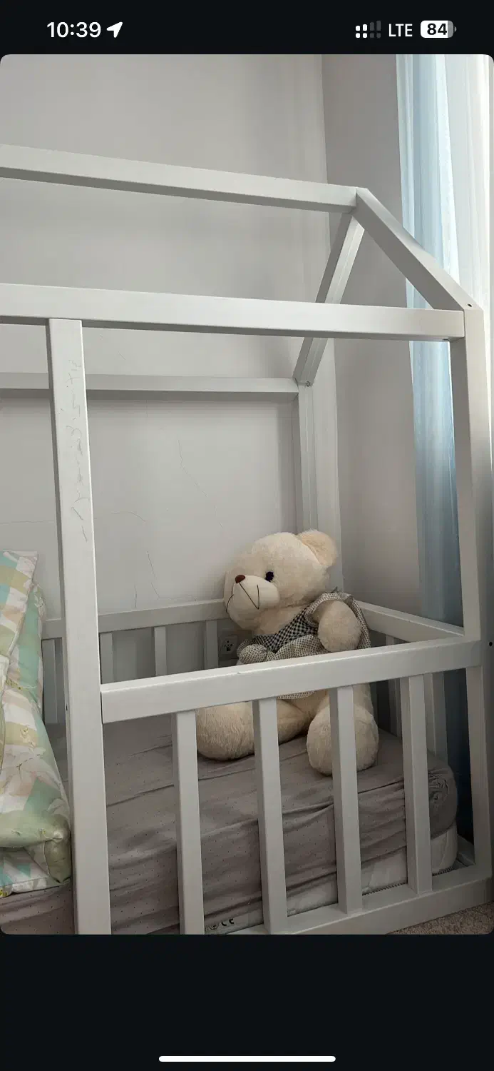 تخت کلبه کودک برند culla baby|تخت و سرویس خواب|محمودآباد, |دیوار