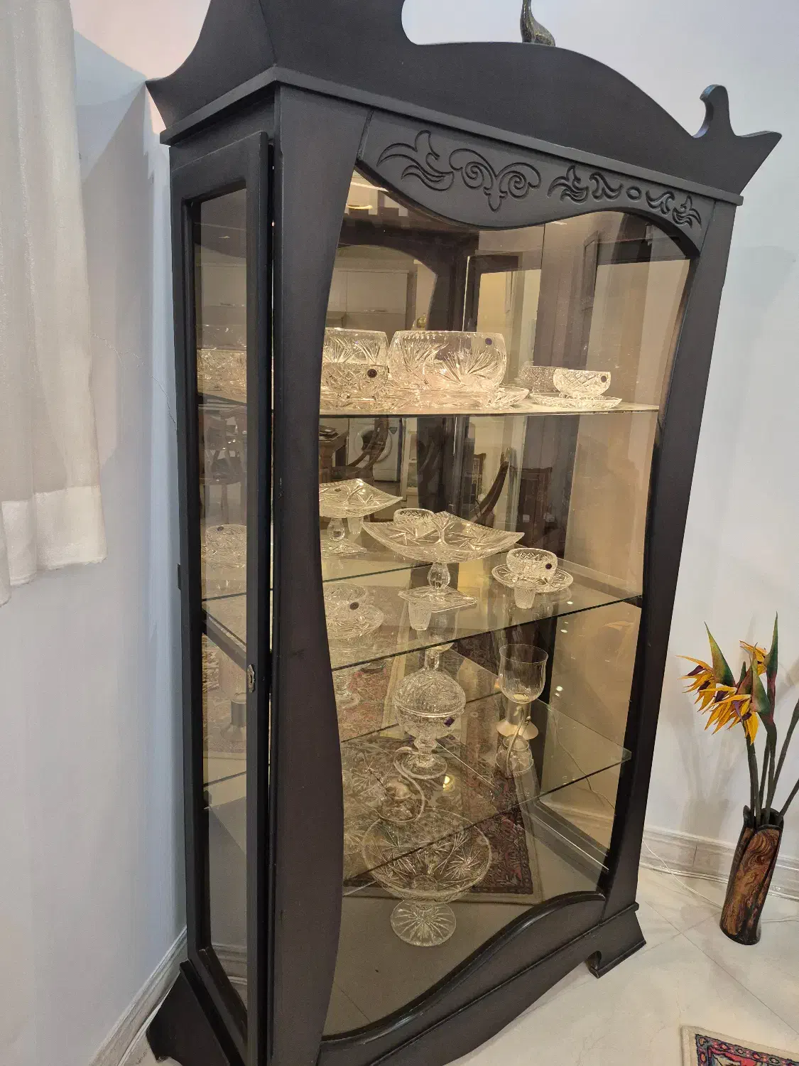 بوفه چوبی|بوفه، ویترین، کنسول|گلپایگان, |دیوار