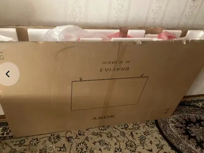 کارتن تلویزیون سونی s3|تلویزیون و پروژکتور|قم, نخودی|دیوار