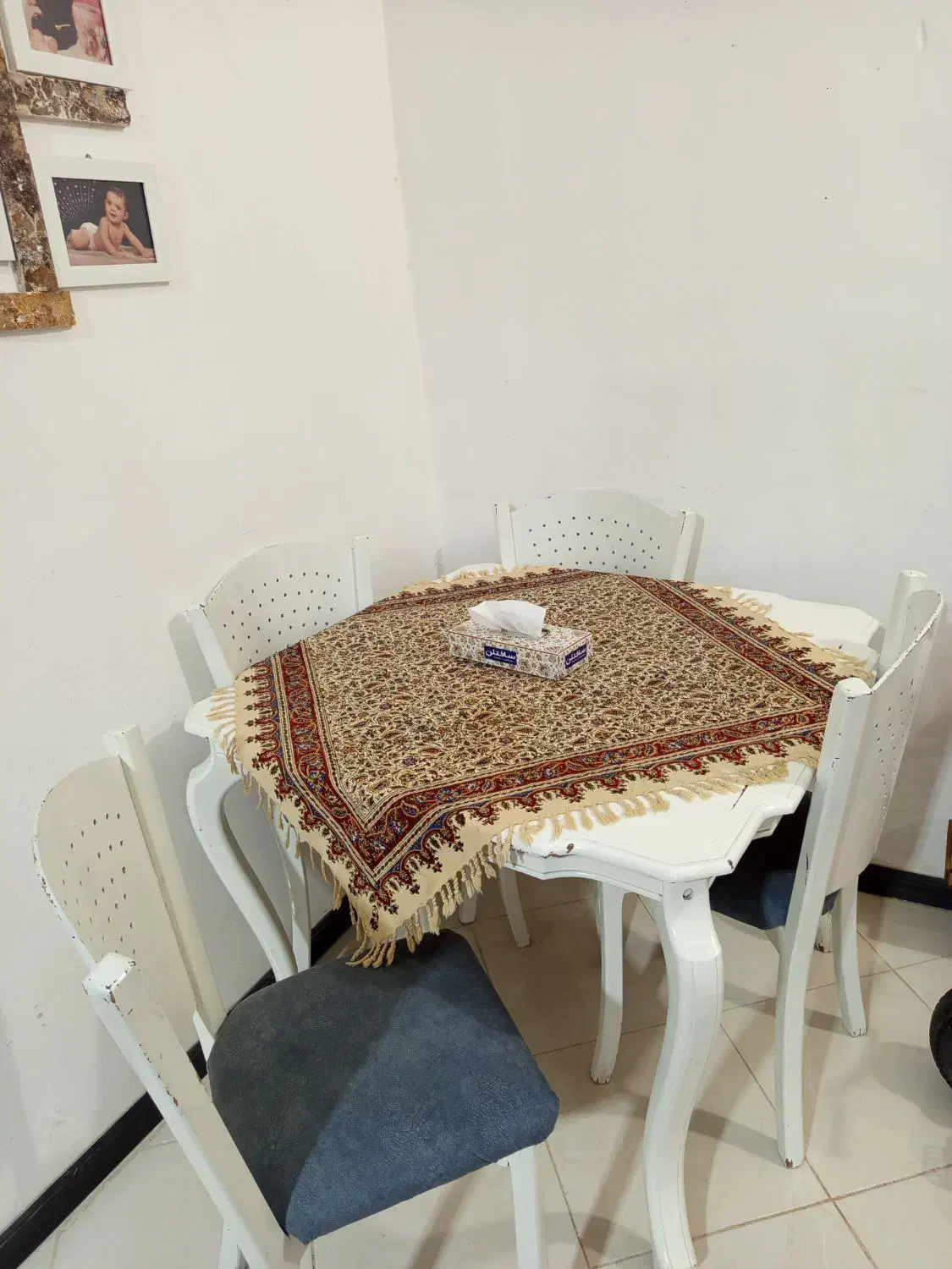 مبل راحتی 7نفره با میز ناهارخوری 4 نفره|مبلمان خانگی و میز عسلی|زرقان, |دیوار