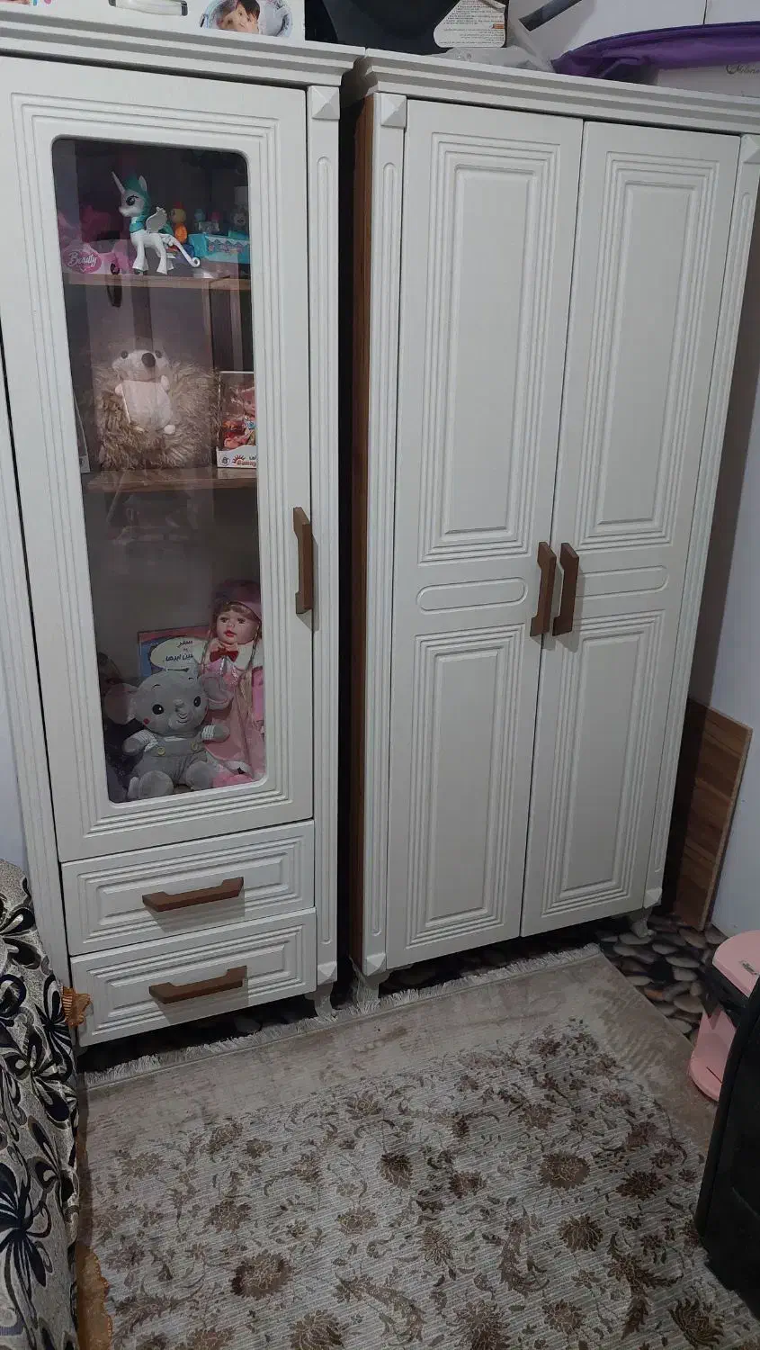 کمد ، ویترین و گهواره کودک|تخت و سرویس خواب|تربت جام, مطهری|دیوار