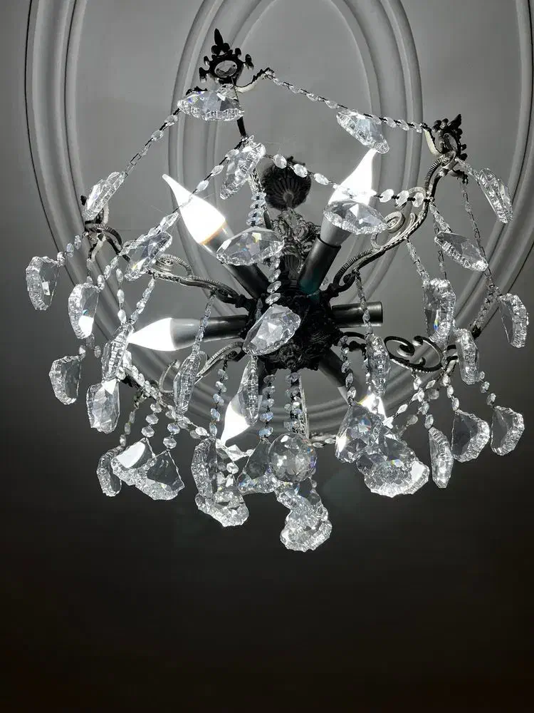 لوستر برنزی|لوستر و چراغ آویز|تبریز, |دیوار