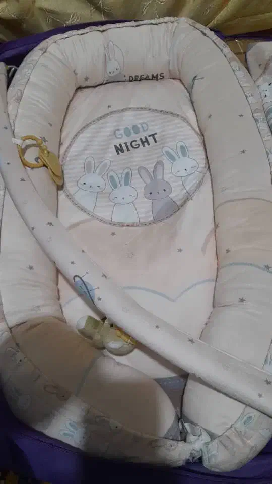 تشک گارد دار و پتو نوزادی طرح خرگوش|کالسکه و لوازم جانبی|لاهیجان, گلستان|دیوار