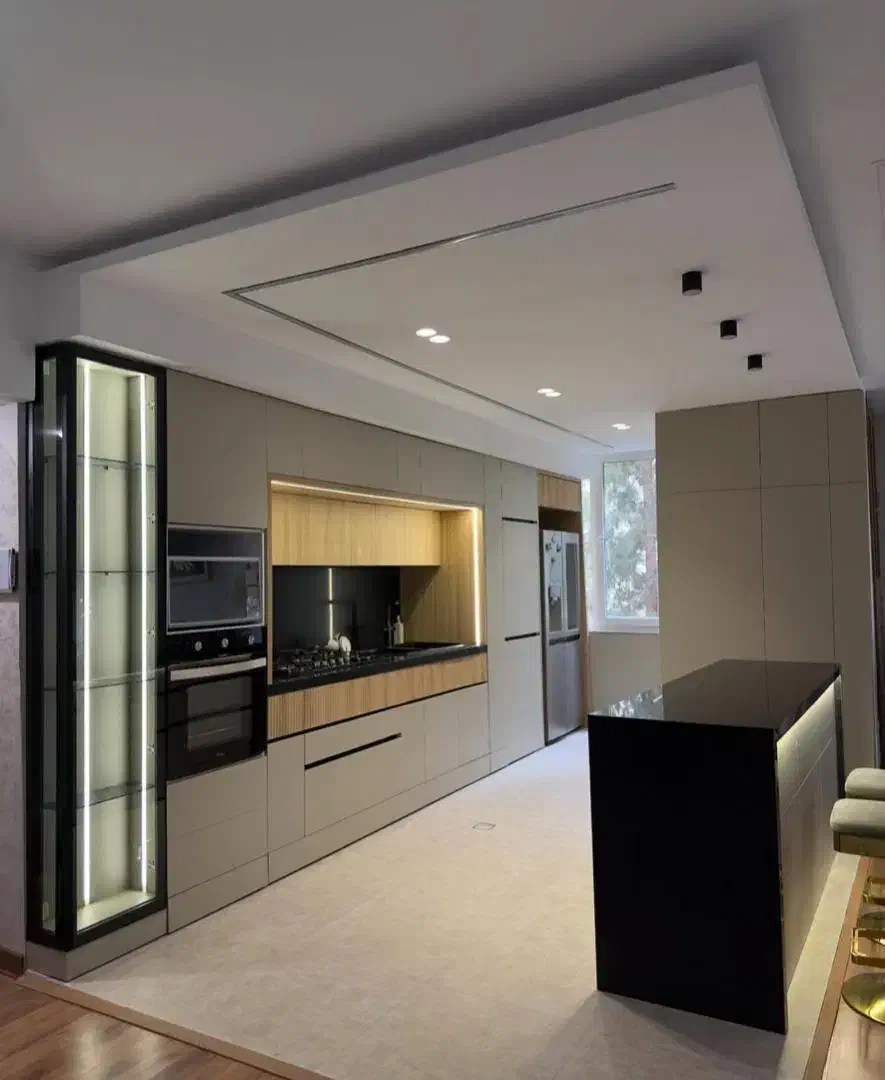 انواع کابینت ام دی اف،هایگلاس،ممبران،معمولی|کتابخانه، شلف، قفسههای دیواری|اهواز, کوی ملی راه|دیوار