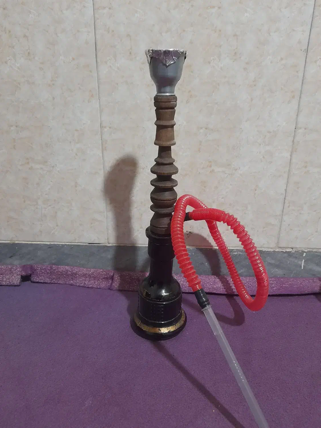 یک عدد قلیون چوبی بفروش میرسد  کام دهی عالی|کلکسیون و سرگرمی|نسیم‌شهر, |دیوار