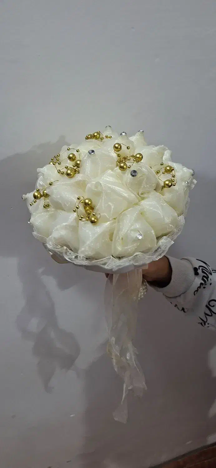 دسته گل عروس|گل مصنوعی|جلین, |دیوار