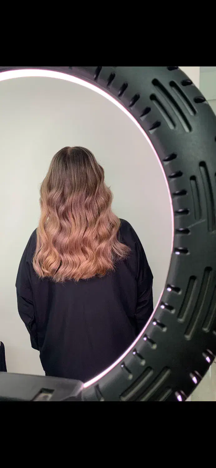 مدل رنگ و لایت امبره بالیاژ|خدمات آرایشگری و زیبایی|تهران, دهقان|دیوار