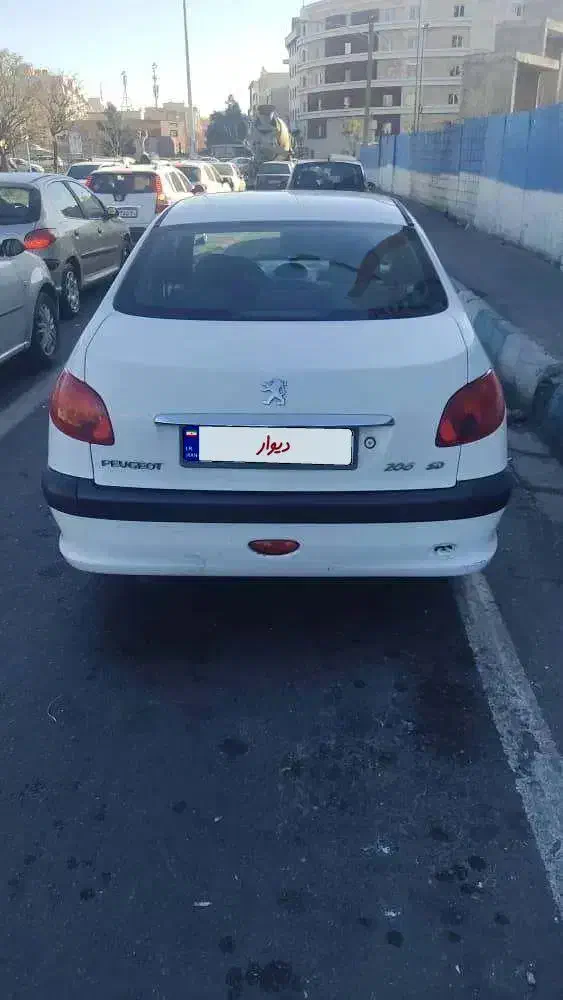 پژو 206 SD|خودرو سواری و وانت|تهران, شهرک شریعتی|دیوار