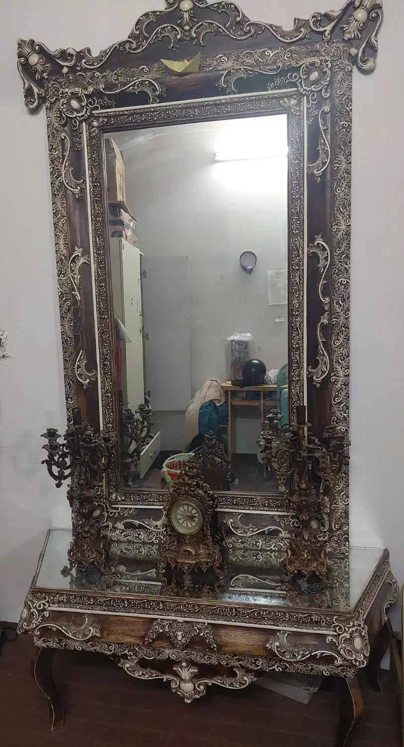 کنسول چوبی|بوفه، ویترین، کنسول|مشهد, عامل|دیوار