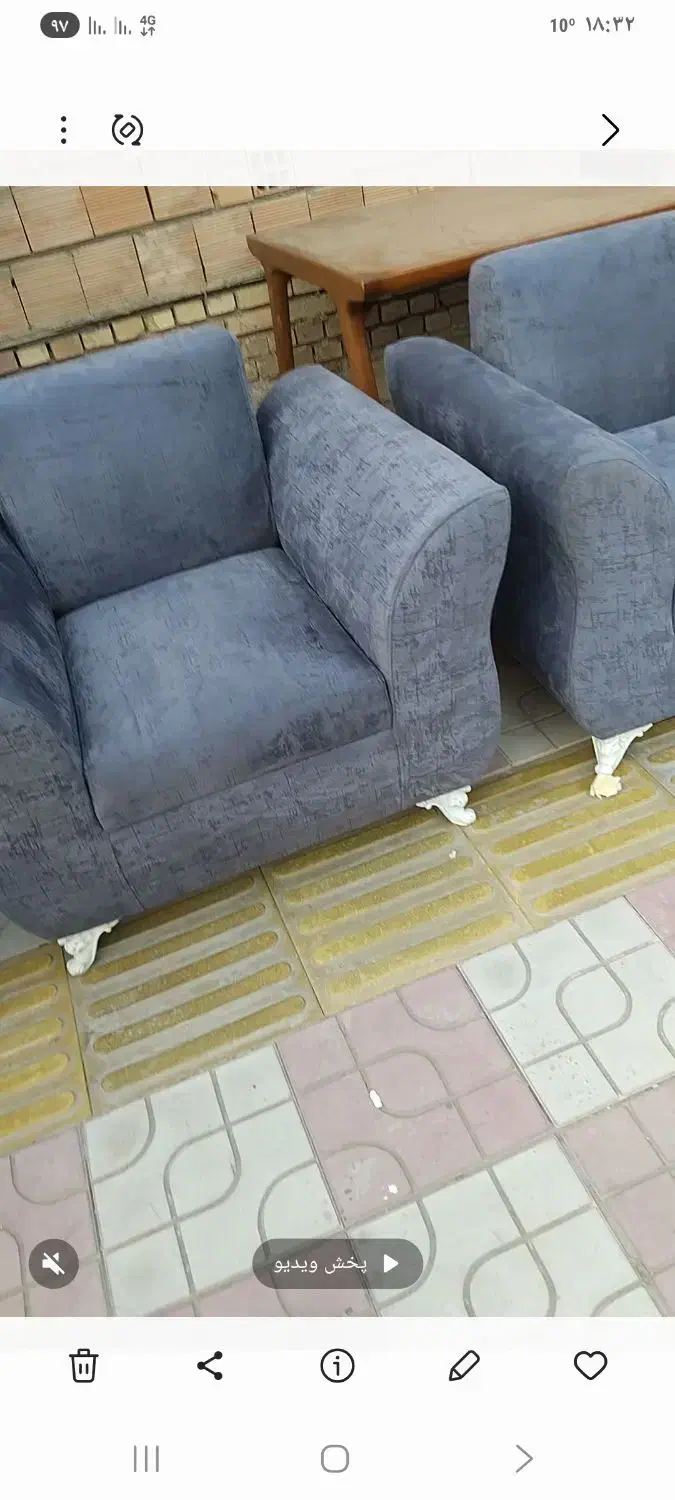 فروش فوری ۷ نفره به دلیل تغییر سبک کارها|مبلمان خانگی و میز عسلی|گمیشان, |دیوار