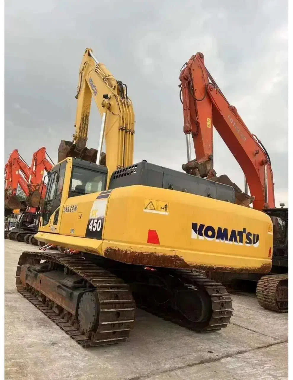 بیل مکانیکی کوماتسو 450|خودرو سنگین|آفتاب, |دیوار