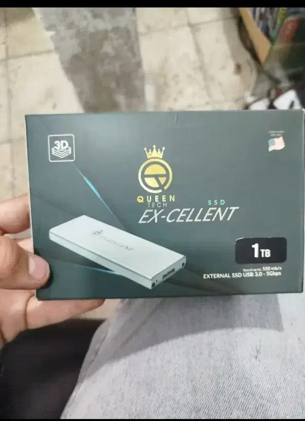 هارد اکسترنال 1 ترابایت SSD|قطعات و لوازم جانبی رایانه|ورامین, خیر آباد|دیوار