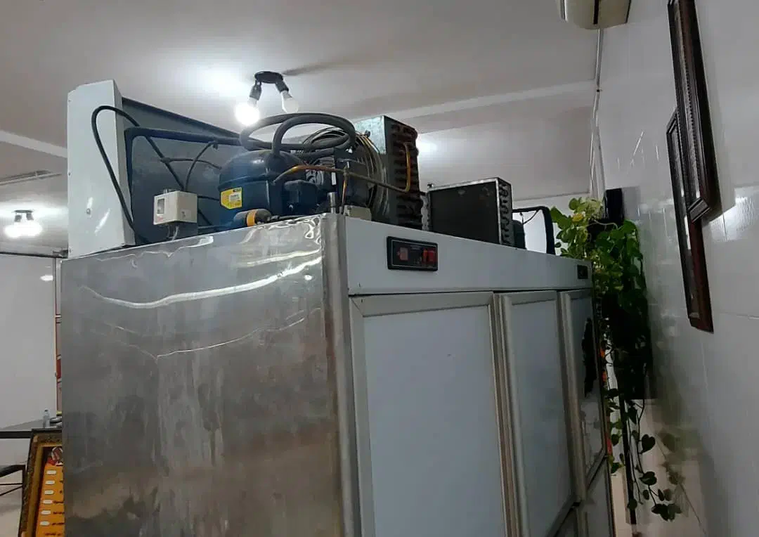 فریزر تمام استیل داخل و بیرون ویترینی|فروشگاه و مغازه|اشکنان, |دیوار