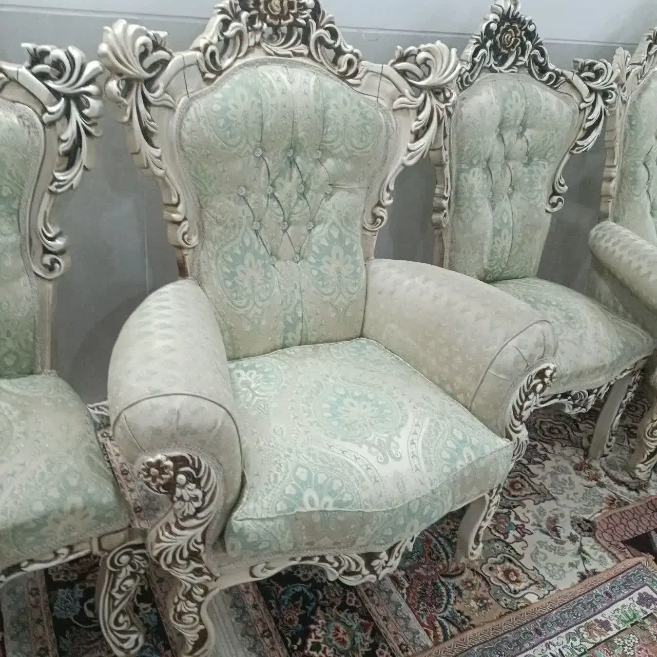 مبل سلطنتی بوفه میز ناهار خوری|مبلمان خانگی و میز عسلی|یزد, |دیوار