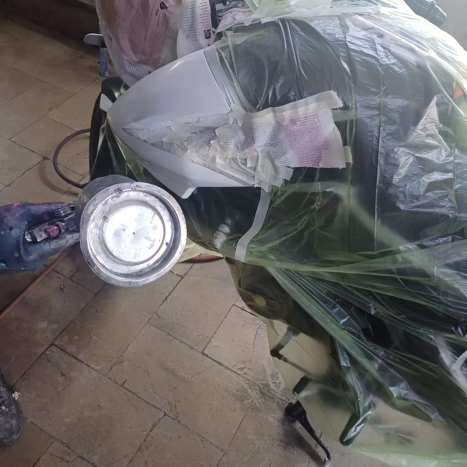 نقاشی موتور سیکلت بهترین کیفیت وارزانتر از همه جا|خدمات موتور و ماشین|باغستان, |دیوار