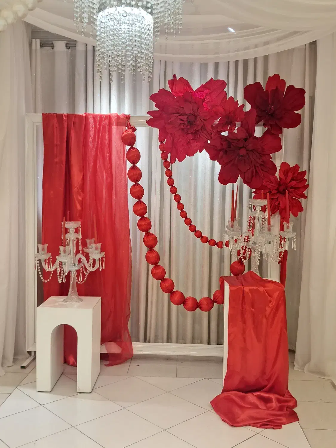 سالن یلدایی نوعروس بادکور شیک وقیمت ویژه|خدمات پذیرایی، مراسم|قزوین, |دیوار